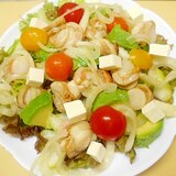 ベビーホタテと彩り野菜のサラダ